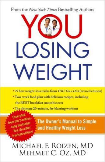 Couverture du livre « YOU: Losing Weight » de Oz Mehmet aux éditions Scribner