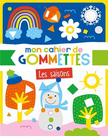 Couverture du livre « Mon cahier de gommettes - les saisons » de  aux éditions 1 2 3 Soleil