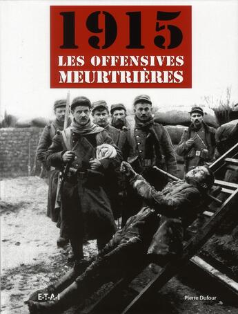 Couverture du livre « 1915 ; les offensives meurtrières » de Pierre Dufour aux éditions Etai