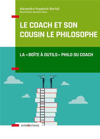 Couverture du livre « Le coach et son cousin le philosophe ; la 