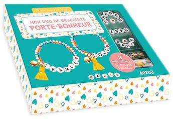 Couverture du livre « Mon duo de bracelets porte-bonheur » de Shiilia aux éditions Auzou