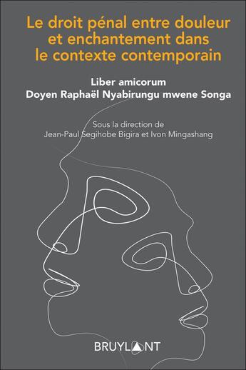 Couverture du livre « Le droit pénal entre douleur et enchantement ds contexte contemporain » de Mingashang Ivon aux éditions Bruylant