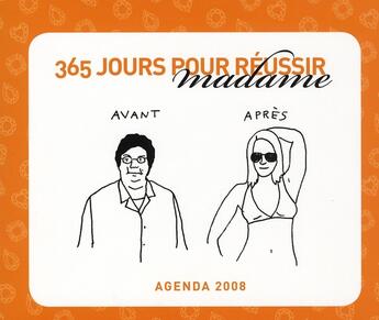 Couverture du livre « 365 jours pour réussir, Madame, agenda 2008 » de  aux éditions Marwanny