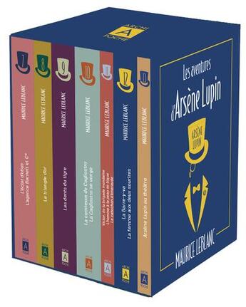 Couverture du livre « Arsène Lupin : coffret vol.2 : les autres chefs-d'oeuvre » de Maurice Leblanc aux éditions Archipoche
