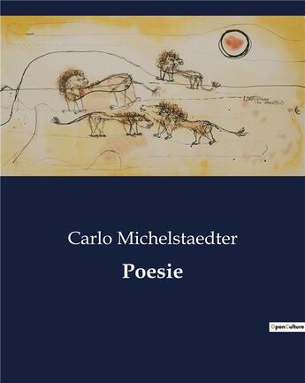 Couverture du livre « Poesie » de Carlo Michelstaedter aux éditions Culturea