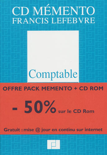 Couverture du livre « Pack comptable 2007 » de  aux éditions Lefebvre