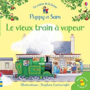 Couverture du livre « Poppy et Sam : le vieux train à vapeur ; mini-livres » de Heather Amery et Stephen Cartwright aux éditions Usborne