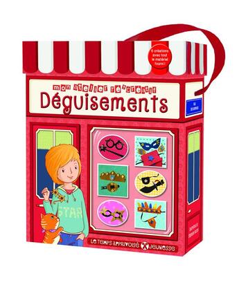 Couverture du livre « MON ATELIER RE'CREATIF : déguisements » de Stephanie Ronzon et Agathe De Frayssinet-Orhan aux éditions Le Temps Apprivoise