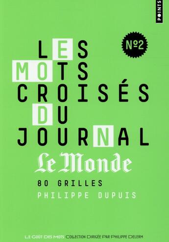 Couverture du livre « Les mots croisés du journal 