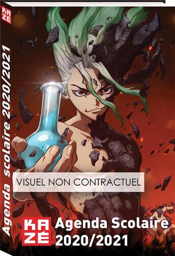 Couverture du livre « Dr. Stone : agenda scolaire (édition 2020/2021) » de Riichiro Inagaki et Boichi aux éditions Crunchyroll