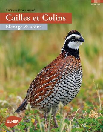 Couverture du livre « Cailles et colins ; élevage & soins » de Friedel Bernhardt et Armin Kuhne aux éditions Eugen Ulmer