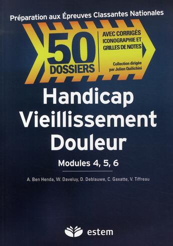 Couverture du livre « Handicap, vieillissement, douleur » de Daveluy Walter aux éditions Vuibert