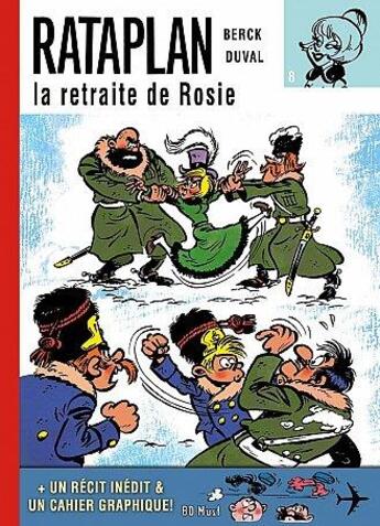 Couverture du livre « Rataplan Tome 8 : Rataplan et la retraite de Rosie » de Berck et Yves Duval aux éditions Bd Must