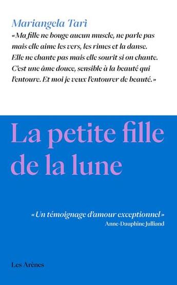 Couverture du livre « La petite fille de la lune » de Mariangela Tardi aux éditions Les Arenes