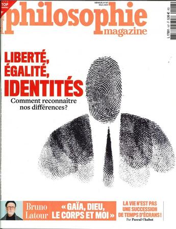 Couverture du livre « Philosophie magazine n 147 - l'identite, un heritage ou un choix ? mars 2021 » de  aux éditions Philo Revue