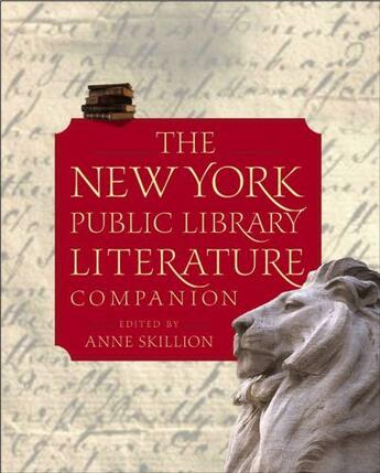 Couverture du livre « The New York Public Library Literature Companion » de The New York Public Library Staff Of aux éditions Free Press