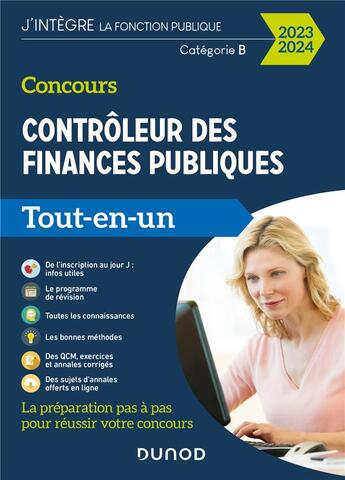 Couverture du livre « Concours controleur des finances publiques - 2023-2024 - tout-en-un » de Beck/Speller/Badufle aux éditions Dunod