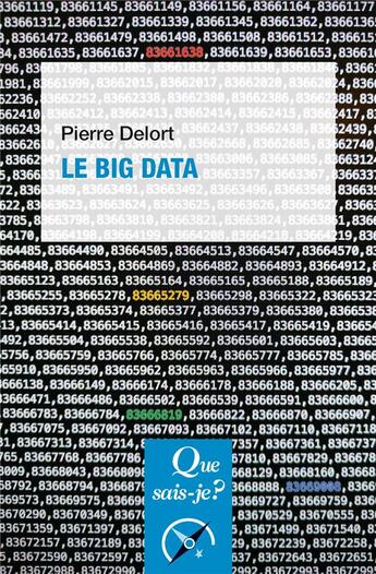 Couverture du livre « Le big data (2e édition) » de Pierre Delort aux éditions Que Sais-je ?