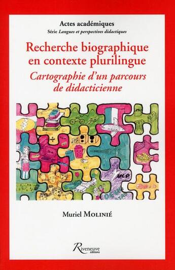 Couverture du livre « Recherche biographique et éducation transculturelle en contexte plurilingue » de  aux éditions Riveneuve