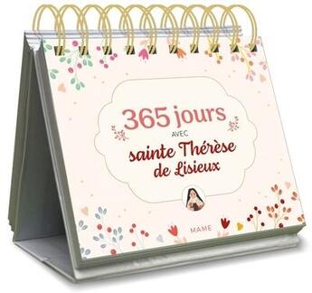 Couverture du livre « 365 jours avec Sainte Thérèse de Lisieux » de Jacques Gauthier aux éditions Mame