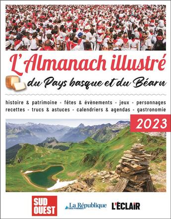 Couverture du livre « L'almanach illustré du Pays Basque & Béarn (édition 2023) » de  aux éditions Editions Sutton