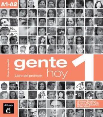 Couverture du livre « GENTE HOY T.1 ; espagnol ; A1 ; A2 ; livre du professeur (édition 2018) » de  aux éditions La Maison Des Langues