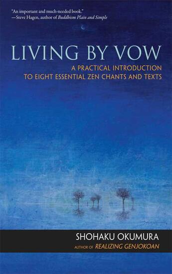 Couverture du livre « Living by Vow » de Okumura Shohaku aux éditions Wisdom Publications