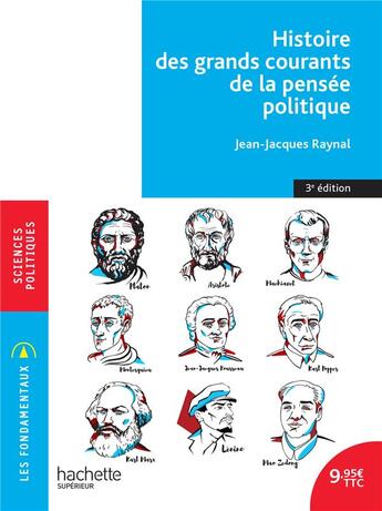 Couverture du livre « Histoire des grands courants de la pensée politique (3e édition) » de Jean-Jacques Raynal aux éditions Hachette Education