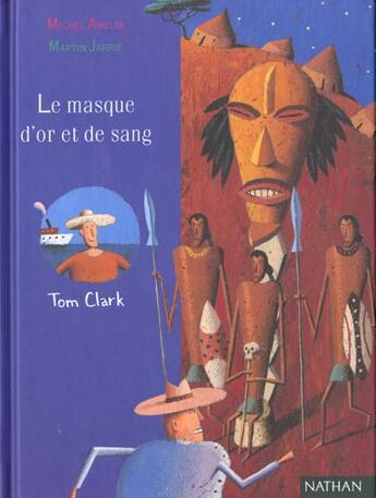 Couverture du livre « Le Masque D'Or Et De Sang » de Michel Amelin aux éditions Nathan