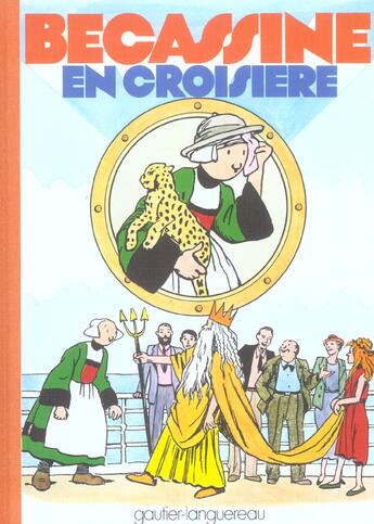 Couverture du livre « Bécassine en croisière » de Caumery et Joseph-Porphyre Pinchon aux éditions Gautier Languereau