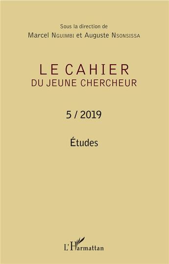 Couverture du livre « Études (édition 2019) » de Marcel Nguimbi et Auguste Nsonsissa aux éditions L'harmattan