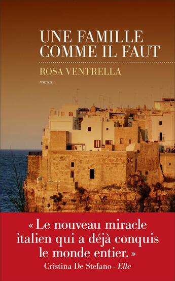 Couverture du livre « Une famille comme il faut » de Rosa Ventrella aux éditions Les Escales