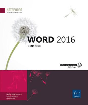 Couverture du livre « Word 2016 pour Mac » de  aux éditions Eni