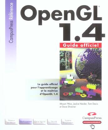 Couverture du livre « Opengl 1.4 » de Woo/Neider/Davis aux éditions Pearson