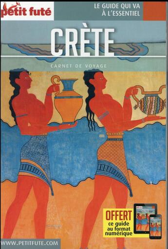 Couverture du livre « GUIDE PETIT FUTE ; CARNETS DE VOYAGE ; Crète (édition 2016) » de  aux éditions Le Petit Fute