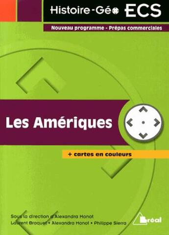 Couverture du livre « Géodynamique continentale des Amériques » de Laurent Braquet et Alexandra Monot aux éditions Breal