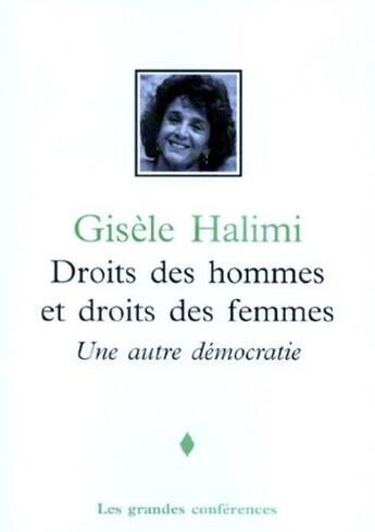 Couverture du livre « Droit des hommes droit des femmes » de Halimi G aux éditions Fides