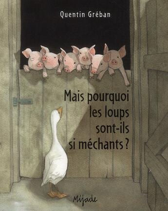 Couverture du livre « Mais pourquoi les loups sont-ils si méchants ? » de Quentin Greban aux éditions Mijade