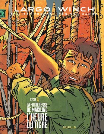 Couverture du livre « Largo Winch : Intégrale vol.4 : Tomes 7 et 8 : la forteresse de Makiling ; l'heure du tigre » de Jean Van Hamme et Philippe Francq aux éditions Dupuis