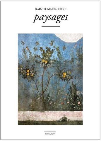 Couverture du livre « Paysages » de Rainer Maria Rilke aux éditions Marguerite Waknine