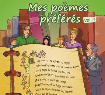 Couverture du livre « Mes poemes preferes, vol 4 (livre audio) » de Compilation aux éditions France Productions