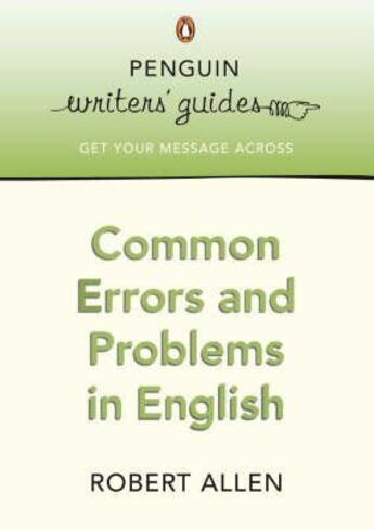 Couverture du livre « COMMON ERRORS IN ENGLISH » de Robert Allen aux éditions Penguin Books Uk