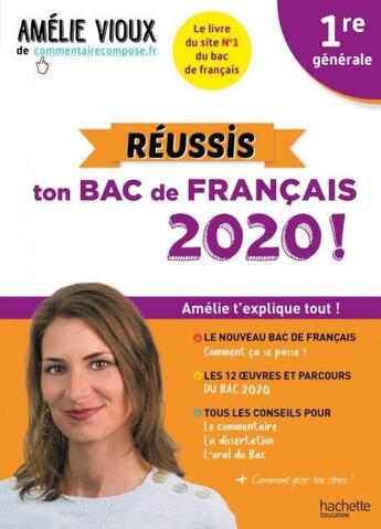 Couverture du livre « Les cours d'amelie vioux - reussis ton bac de francais 2020 » de Vioux Amelie aux éditions Hachette Education