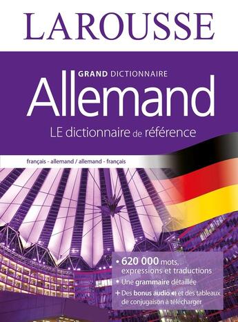 Couverture du livre « Grand dictionnaire Larousse allemand ; francais-allemand / allemand-français (édition 2016) » de  aux éditions Larousse