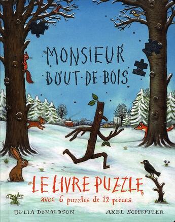 Couverture du livre « Le livre-puzzle de M. Bout-de-Bbois » de Julia Donaldson et Axel Scheffler aux éditions Gallimard-jeunesse