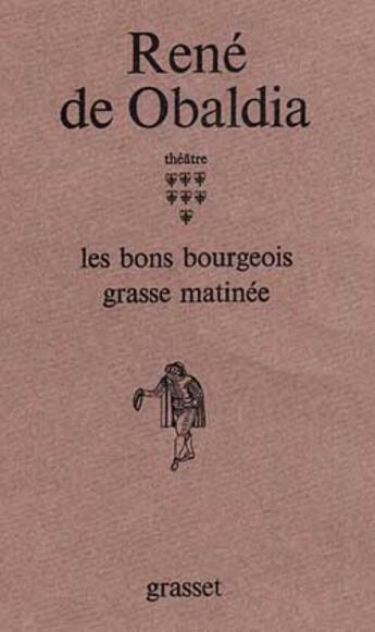 Couverture du livre « Théâtre T07 » de Obaldia Rene aux éditions Grasset