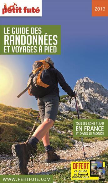 Couverture du livre « Guide des randonnées à pied (édition 2019) » de  aux éditions Le Petit Fute