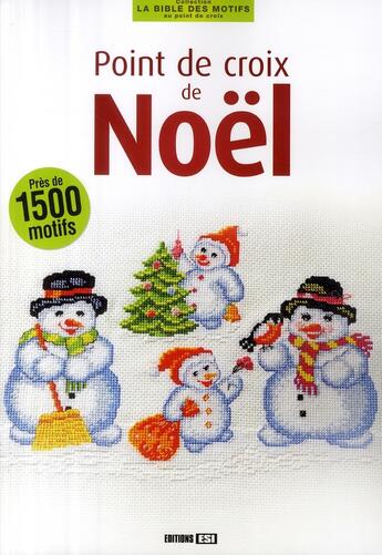 Couverture du livre « Point de croix de Noël » de Dupuis Madelein aux éditions Editions Esi