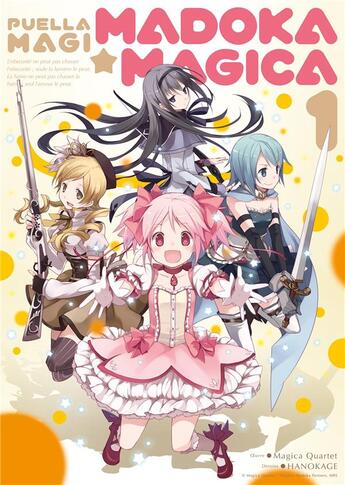 Couverture du livre « Puella magi madoka magica Tome 1 » de Magica Quartet et Hanokage aux éditions Meian