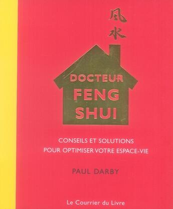 Couverture du livre « Docteur feng shui » de Darby Paul aux éditions Courrier Du Livre